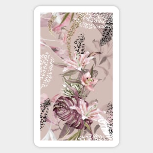 Leopard Floral Celestes Studio© Sticker